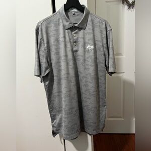 Peter Millar Summer Comfort Gray Camo Polo Shirt